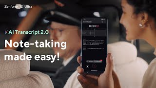 Asus Zenfone 12 Ultra: How to use AI Transcript | 2025