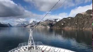 MS Hamburg: Fahrt durch den Prins Christian Sund MS Hamburg: Fahrt durch den Prins Christian Sund