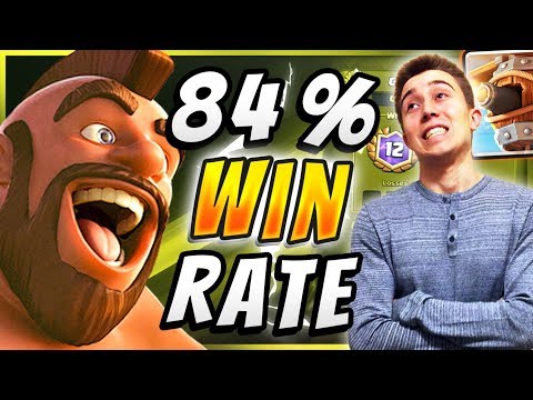 84% WIN RATE! NEW & IMPROVED 2.9 Hog Rider Cycle Deck — Clash Royale