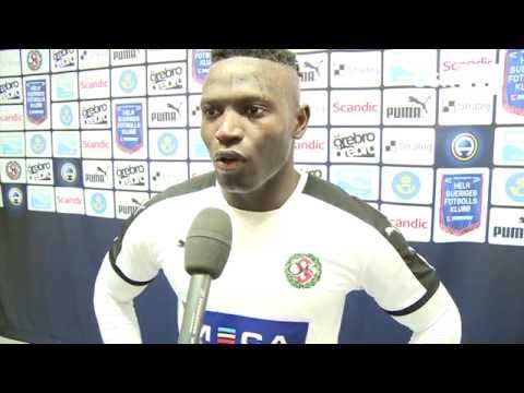 Alhassan "Crespo" Kamara efter cupmatchen mot Varbergs BoIS