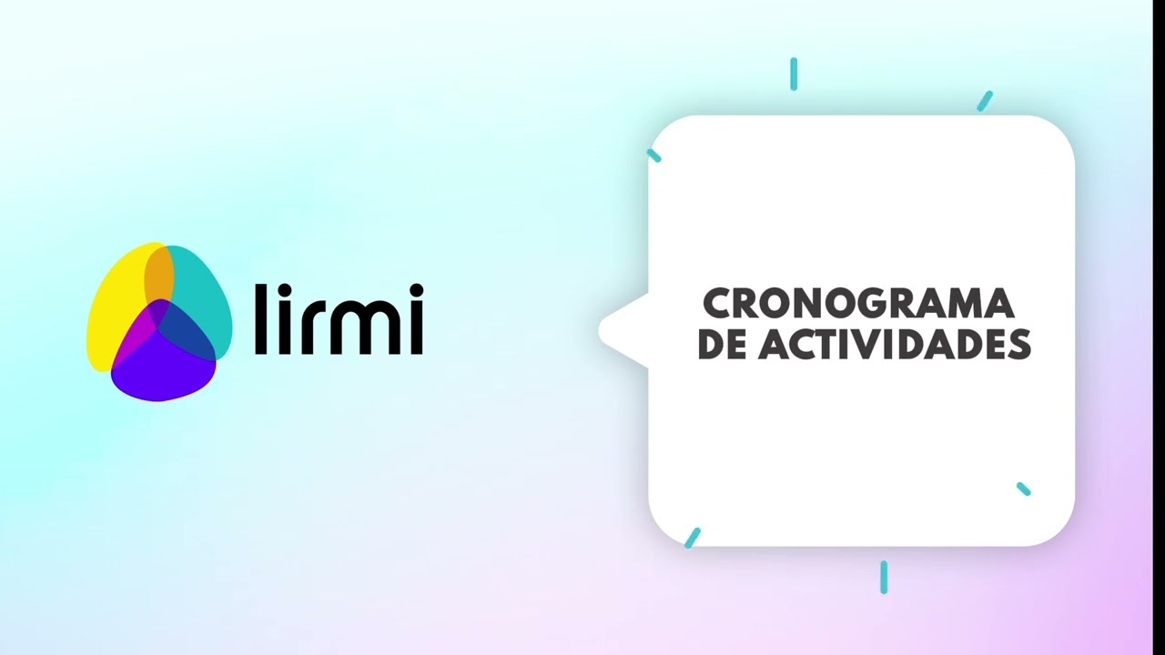 Módulo planificación - Cronograma de actividades