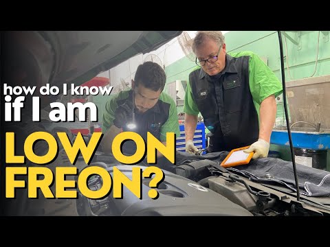How do I know if I'm low on Freon?