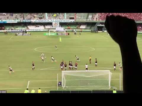 Gol Julio Rusch  em atletiba imagens de torcedor