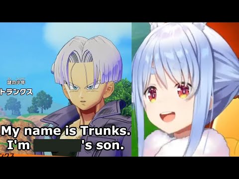 Pekora is shocked to learn who Trunks's parents are  (Dragonball Z Kakarot)  [Hololive/Eng Sub]