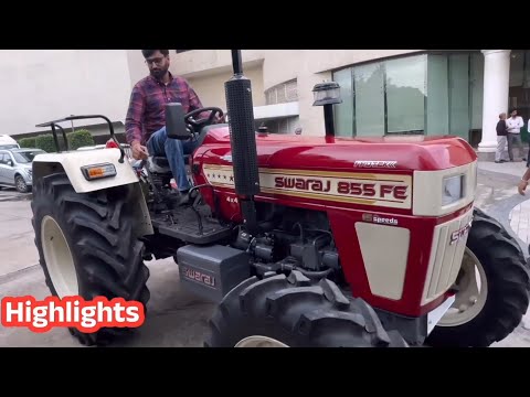 Swaraj 855 FE tek 4wd Launched Out 2025 look 🔥 #swaraj#4wd #tractor #trending #demo new modal 2025