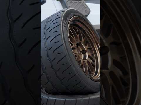 Yokohama Advan AR08R -> AD09 #automobile #fk8 #volkracing #hondacivic #tires #fitment #jdm #yokohama