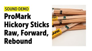Video thumbnail for Pro Mark | Hickory Sticks | Raw, Rebound & Forward | Sound Demo (no talking) by Drums Bonedo
