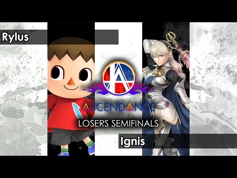 Smash 4: Rylus (Villager/Brawler) V Ignis (Corrin) - Ascendance 16 Tournament SSB4