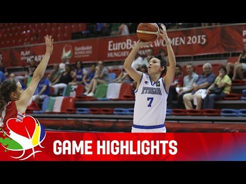 Italy v Poland - Game Highlights - Group B - EuroBasket Women 2015