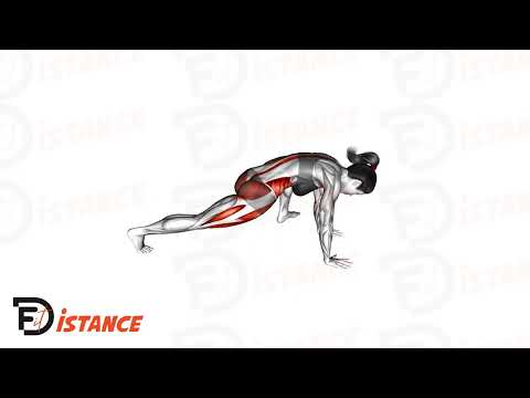 Exercice Mountain climber avec ouverture de hanche