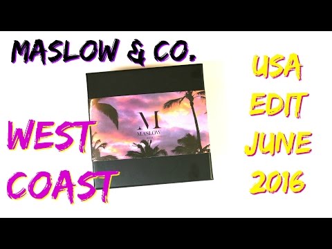 Maslow & Co. - West Coast USA | June 2016