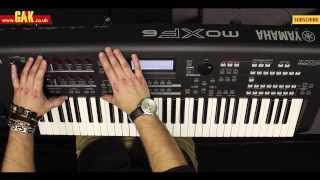 Video thumbnail for Yamaha - MOXF6 Demo at GAK by GAK