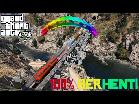 TUTORIAL CARA MENGHENTIKAN KERETA API DI GTA 5 DENGAN B0M WAKTU (SATU SATUNYA CARA YANG BERHASIL)