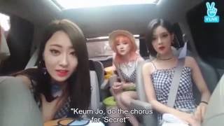 9muses Keumjo singing Secret - WJSN