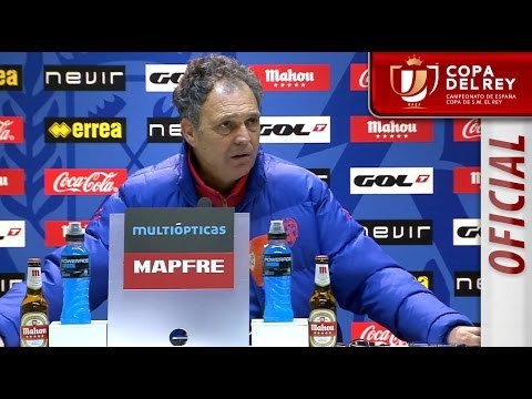 Rueda de Prensa de Caparrós tras el Rayo Vallecano (0-0) Levante UD - HD