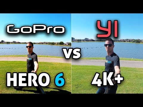 GoPro HERO 6 vs YI 4K+!! Video