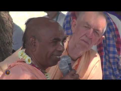 2017 Navadwip Mandala Parikrama Day 7 - Part 2. A talk a drama.