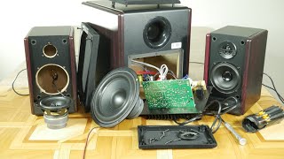 Video thumbnail for Look inside Microlab FC-330 speaker - What's Inside? by Techscrew