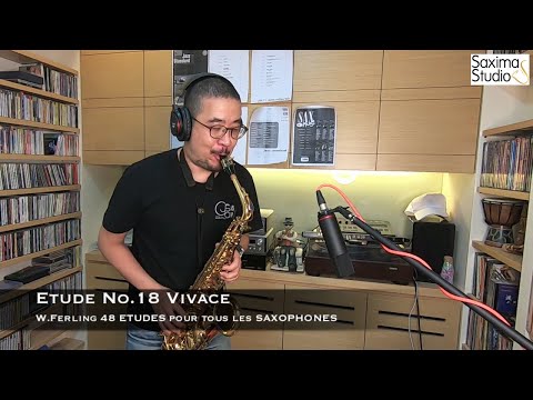 〈 Etude No.18 〉from 48 ETUDES / W.Ferling / Saxophone Classique 🎻