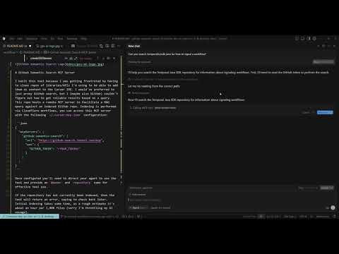 GitHub Semantic Search Example