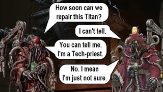 overly literal Techpriests | Warhammer 40k meme dub
