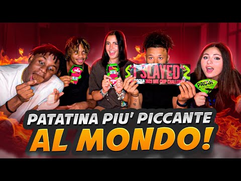 🔥 MANGIO LA PATATINA PIÙ PICCANTE DEL MONDO in AMERICA 🇺🇸