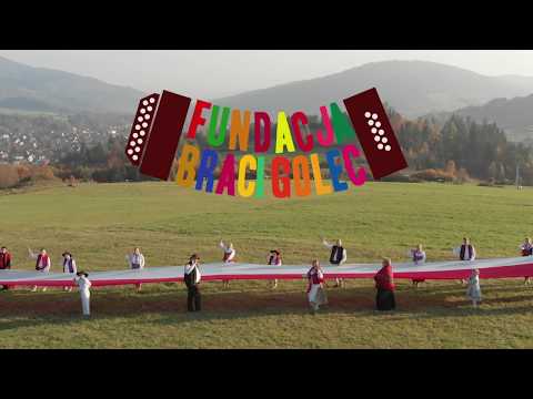 HYMN POLSKI - FUNDACJA BRACI GOLEC (Góralska wersja) 100 Metrowa Flaga Polski