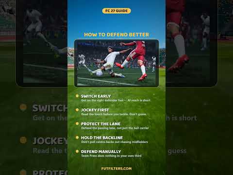 How to Defend in FC 27: Controls, Settings & Defending Tips 🛡️ #FutFilters #FC27Defending