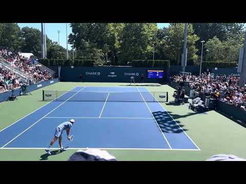 US Open 2025. Final del match y clasificación Fede Gómez Vs. Hugo Grenier 