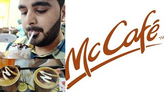 Mc cafe in delhi #when ? | Mcdonalds |  Indore Diaries | Cappuccino