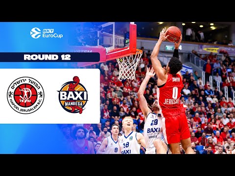 Hapoel Midtown Jerusalem - BAXI Manresa | Round 12 | EuroCup Basketball 2025-26