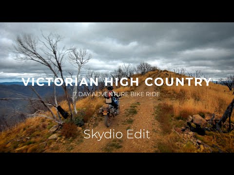 Victorian High Country Adventure Bike Tour - Just the Skydio2 Drone sequences