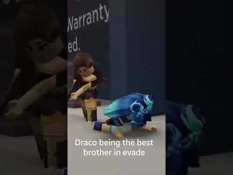 Draco being the best brother in evade @ItsFunneh#roblox #robloxshorts go krew
