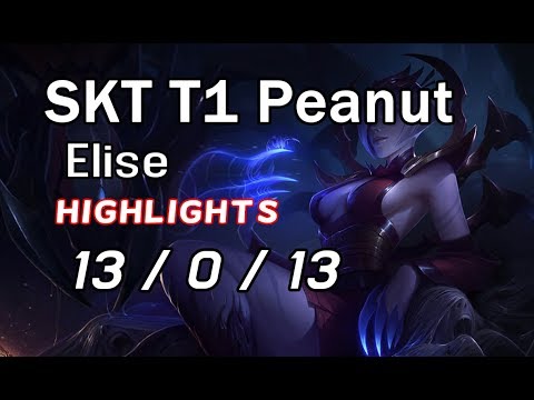 SKT T1 Peanut Elise 13/0/13 Highlights