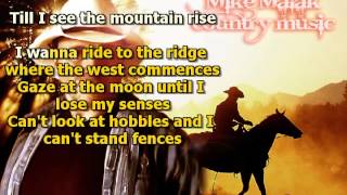 Mike Malak & The Fakers  - Don't Fence Me In (Gene Autry, cover song, lyrics)