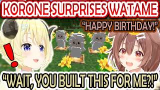 Korone Builds a Birthday Surprise for Watame While Preparing Botan's Surprise [Hololive Gold Rush 2]