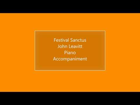 Festival Sanctus Piano Accompaniment