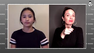 Interview with Kaylee Hottle, Deaf actress in “Godzilla vs. Kong” video