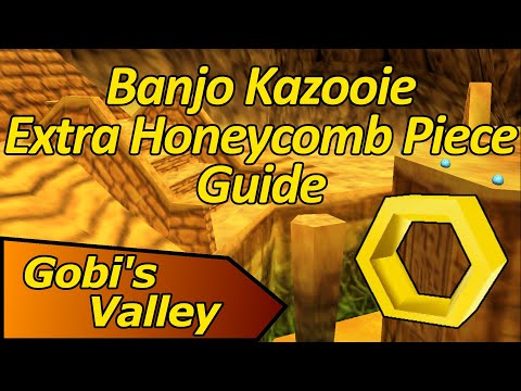 Collecting Extra Honeycomb Pieces in Gobi's Valley - Banjo Kazooie Extra Honeycomb Piece Guide