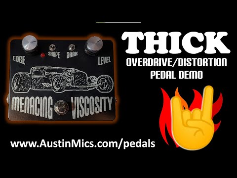MENACING VISCOSITY - A New THICK Drive Pedal Hand-Made in the USA image 4