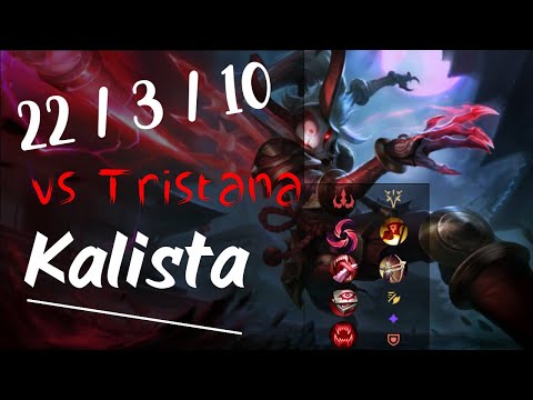 Kalista ADC vs Tristana - Challenger Replay KR