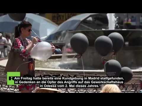 Massaker von Odessa: Gedenkveranstaltungen in Odessa und Madrid