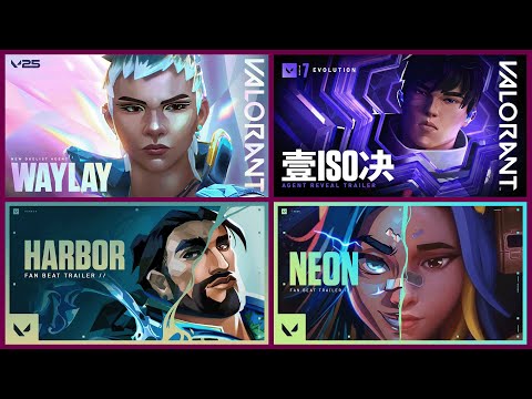 Every VALORANT Agent Reveal Trailer (Jett - Veto)