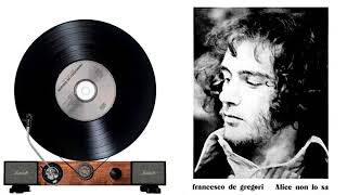De Gregori   - 11   Marianna al bivio - Alice non lo sa&#39; 1973  ( il giradischi )