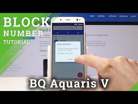 How to Block Number in BQ Aquaris V - Reject Incoming Calls
