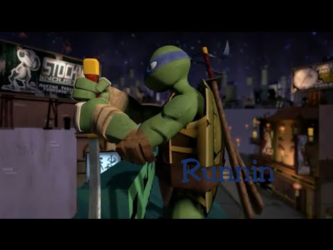 TMNT 2012~Leonardo~Runnin`
