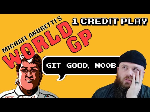 1 Credit Play #23 Michael Andretti's World GP (NES)