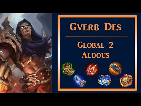 MANIAC & Insane Damage Aldous Build | Top 2 Global Aldous by Rqz Gverb Des | Death | Mobile Legends