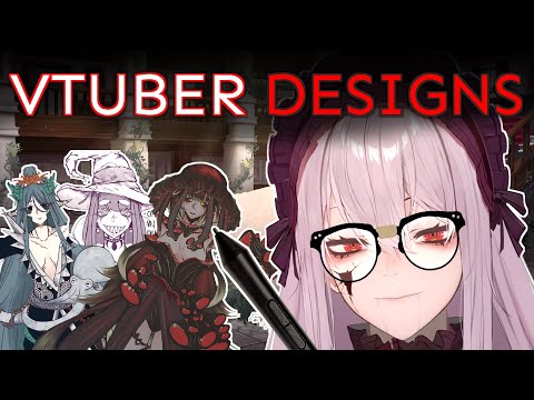 A NERDY CRITIQUE OF VTUBER DESIGNS | Just Chatting