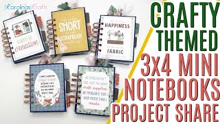 What I made with Lets Create 12x12 Collection Kit by Echo Park, 3x4 Mini Notebooks using 12x12